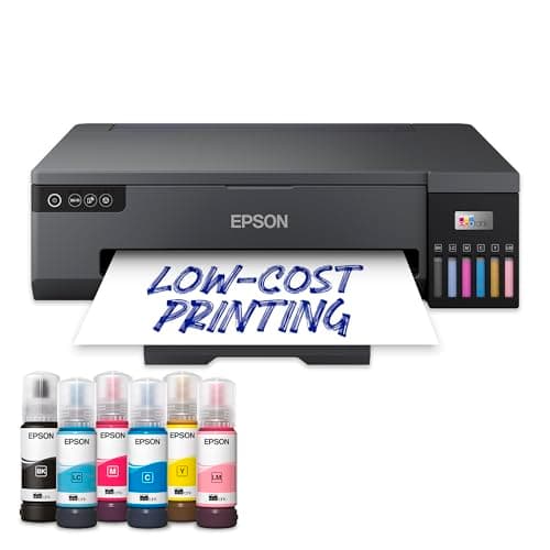 Epson EcoTank ET-18100 ET 18100 ET18100 Stampante a getto d'inchiostro ITS A3 5760 x 1440 dpi fino a 8 ppm (mono) / fino a 8 ppm (colore) Capacità: 80 fogli - USB, Wi-Fi