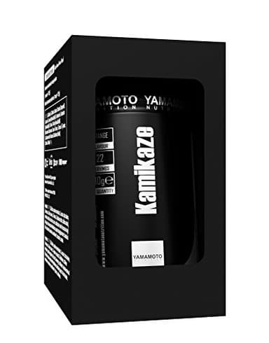 YAMAMOTO NUTRITION Kamikaze Kyowa Quality 400 gr, Integratore Alimentare con L-Citrullina, Glutatione Setria, Caffeina, Creatina e BCAA, Funzione Anticatabolica ed Energetica, Gusto Arancia