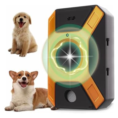Yongge Ultrasuoni Antiabbaio, Ultrasuoni per Cani, Automatico Anti Abbaio Cani con 3 modalità, 55 Piedi Dispositivo Anti-abbaio, Regolabile Frequenza Dispositivo Controllo Antiabbaio