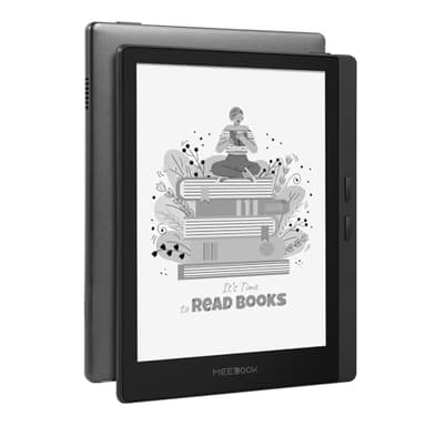 Meebook E-Reader M7 | 6,8' Eink Carta Bildschirm | 300PPI Smart Light | Android 11 | Ouad Core Prozessor | Out Speaker | Support Google Play Store | 3GB+32GB Speicher | Micro-SD slot | Grau