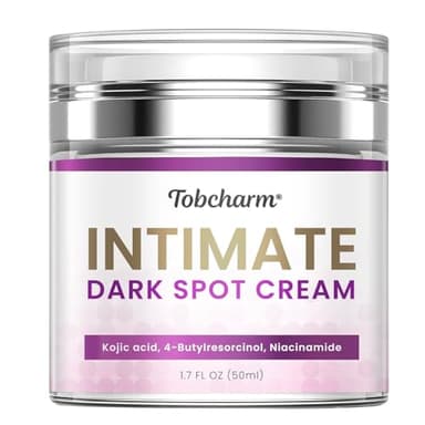 Tobcharm Crema Antimacchie per Zone Delicate con Niacinamide Trattamento Localizzato per Iperpigmentazione Post,Trattamento Antimacchie per Zone Delicate,Inner Thighs