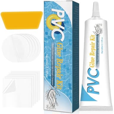 Zkaoai Set di riparazione per piscina, impermeabile, set di riparazione per materassi ad aria, set di riparazione per piscina, piscina, set di riparazione in PVC, per imbarcazioni gonfiabili, kit di