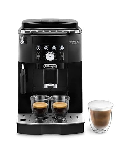 De'Longhi Magnifica S Smart ECAM230.13.B Macchina da Caffè Automatica per Espresso e Cappuccino, Caffè in Grani o in Polvere, 1450 W, Nero