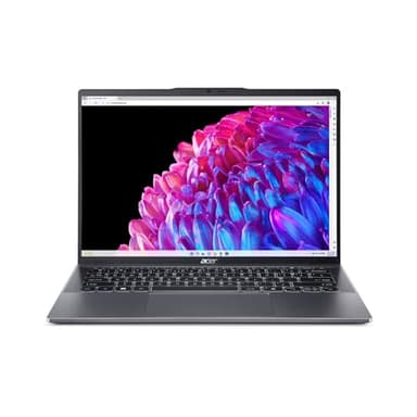 Acer Swift Go 14 SFG14-63-R3E4 PC Portatile, AMD Ryzen 5 8645HS, RAM 16 GB DDR5, 512 GB PCIe NVMe, Display 14" 2.8K OLED, Scheda Grafica AMD Radeon Graphics, Windows 11 Home, Grigio