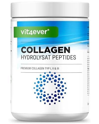 Collagene in polvere 500 g - 100% peptidi idrolizzati di collagene bioattivi - Collagene di tipo 1, 2 e 3 - Sapore neutro - Senza additivi