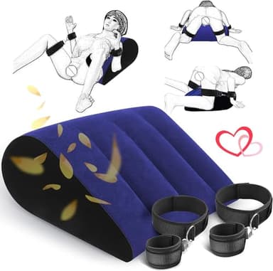 WreGmgg 𝙨𝙚𝙭 𝙩𝙤𝙮 Cuscino gonfiabile con protezione per le ginocchia, riposa comodamente mentre ti prendi cura delle tue ginocchia!