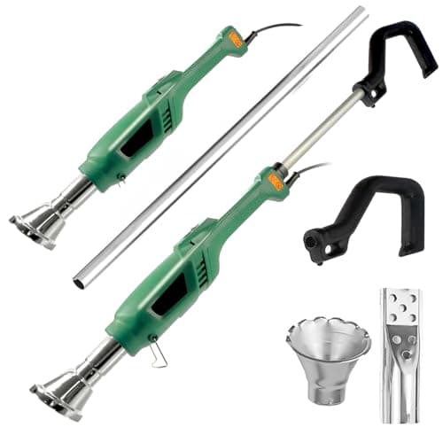 Avilia Ecodiserbante Termico 2000W per Erbacce – 2 Temperature 50°C-600°C, Senza Chimici, con 2 Punte e Manico Removibile, Ideale per Giardino, Accendere BBQ e Usi Domestici