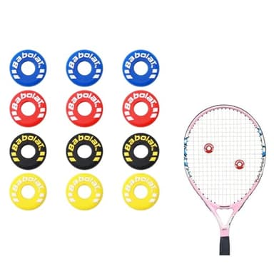 Fonyiunce 12 Pezzi Ammortizzatore per Racchetta Tennis, Antivibrazione Tennis, Silicone Ammortizzatori da Tennis, Accessorio Tennis Unisex, Tennis Vibrazione Dampener Adatto per Giocatori di Tennis