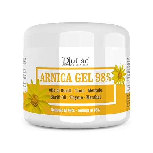 Dulàc - Arnica Per Cavalli Uso Umano Gel 500 ml, Arnica Gel Forte 98%, Non unge, Formula Naturale, Azione Intensa per Massaggi a Muscoli e Articolazioni, Dermatologicamente Testato, Made in Italy
