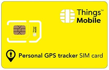 SIM Card per PERSONAL GPS TRACKER Things Mobile con copertura globale e rete multi-operatore GSM/2G/3G/4G LTE, senza costi fissi, senza scadenza e tariffe competitive, con 10 € di credito incluso
