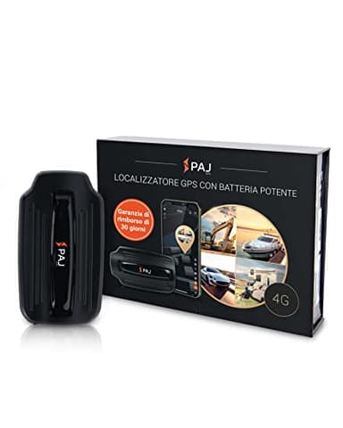 PAJ GPS - POWER Finder, Tracker GPS con Calamita per Auto, Moto, Camper, Barche e altri Veicoli, Ottimo come Antifurto, Batteria di Lunga Durata e Tecnologia 4G LTE, Protezione Avanzata e Affidabile