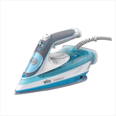 Braun TexStyle5 SI5006BL Ferro da Stiro a Vapore con 5 Anni Assistenza, Modalità ECOMODE Risparmia fino al 65% di energia, Tecnologia FreeGlide3D, Autospegnimento, vapore di 180g/min, serbatoio 300ml