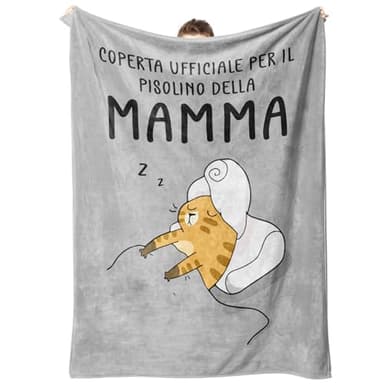 musaecoin Regalo Festa Della Mamma, Regalo Mamma, Regalo Mamma Compleanno, Idee Regalo Mamma, 50×60 pollici Flanella Coperte, Regalo per la Mamma Natale