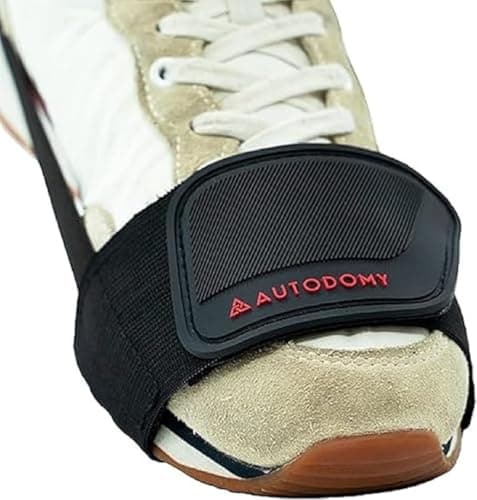 Autodomy Protezione Scarpe Moto Leva Cambio Copriscarpe Motociclo Quad ATV | Proteggi Scarpe Moto é Antiscivolo | Valido Per Tutte le Scarpe