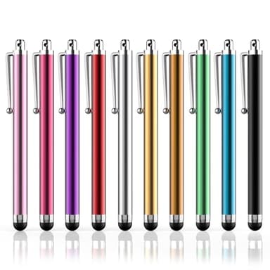 AUZOSL Confezione da 10 penne per tablet con touch screen Stylus Pen Touch Pen per cellulare, tablet, penna stilo per tablet