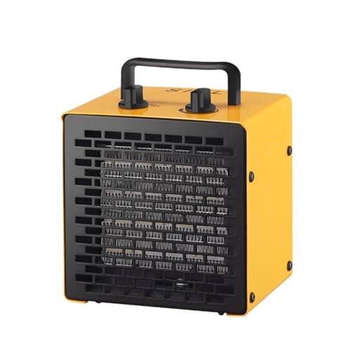 SIAL Termoventilatore Ceramico 2000W - Stufetta Elettrica Basso Consumo - Compatto Riscaldamento Industriale - con Termostato e Protezione da Surriscaldamento, Per bagno o officina