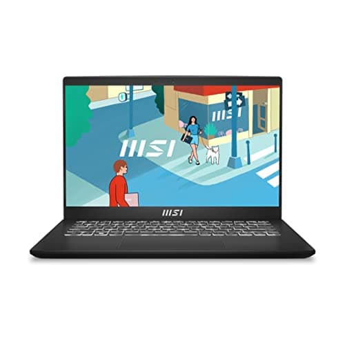 MSI Modern 14 C13M-613IT, Notebook 14" FHD 60Hz, Intel i7-1355U, Intel Iris Xe, RAM 16GB DDR4 3200MHz, 512GB SSD PCIe3, WiFi 6, Win 11 Home, Layout e Garanzia ITA, Nero