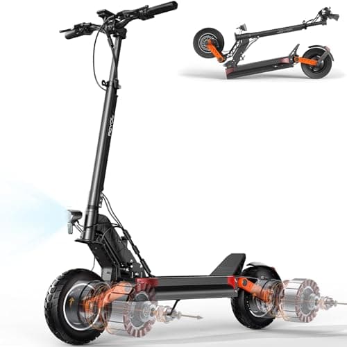JOYOR Monopattino Elettrico S10-S Display a LED Scooter Elettrico Freni idraulici anteriori e posterioriPieghevole è un Regalo Per la tua Famiglia