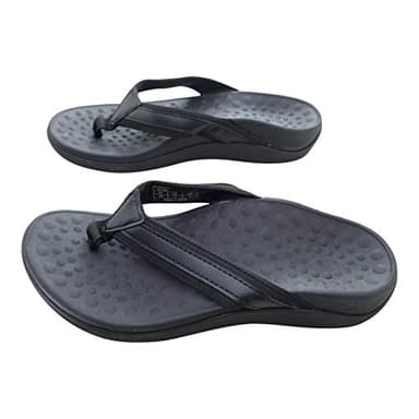 Activ8 Wellbeing Sandali ortopedici unisex per fascite plantare, con grande supporto plantare per arco plantare e calotta per tallone, leggeri, robusti e confortevoli, colore nero., Nero , 39 EU