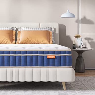 SweetNight Materasso Matrimoniale 180x200 Rigido, Materasso Matrimoniale Molle Insacchettate, Traspirante ed Ergonomia, Grado di Rigidità H4, Altezza 20 cm, 7 Zone