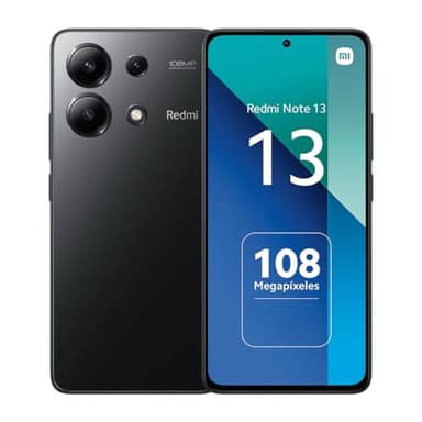 Xiaomi Redmi Note 13 8GB + 512GB Global Edition Smartphone 6.67 pollici AMOLED Schermo 120Hz Tre Fotocamera Snapdragon 685 108 MP 5000 mAh Batteria 33W Ricarica Veloce Nero