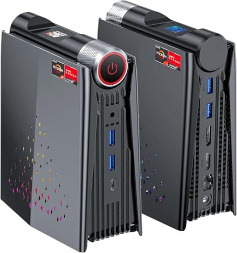 ACEMAGICIAN S3A Mini PC Gaming, AMD Ryzen 9 6900HX(fino a 4,9 GHz), 16GB DDR5 512GB NVME SSD Mini Computer, W11-Pro/Triplo Display/Type-C/WiFi 6/BT5.2