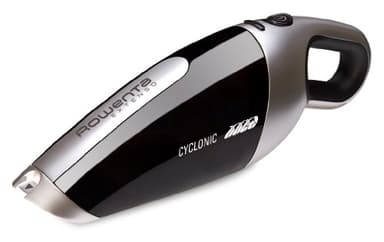 Rowenta AC4769 Extenso Cyclonic Aspirabriciole Cordless con Bocchetta, 7.2 V, Lancia Piatta Integrata, Nero/Grigio