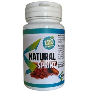 NATURAL SPRINT,Transito Intestinale,Lassativo, Naturale,Stitichezza,Intestino Pigro,Metabolismo lento. Compresse Artigianali contro la Stitichezza e Intestino Pigro, fatte in Italia - 120 Compresse