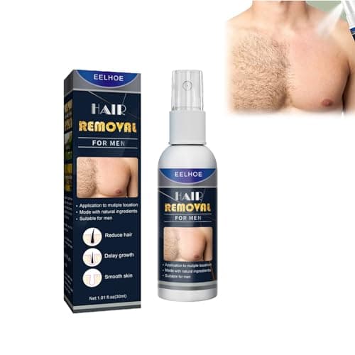 Hailmkont Spray anti-depilazione, anti-depilazione, Depilazione spray indolore (Woman+Man), rallenta la crescita dei capelli, per braccio, Underarm, Legs (1 pc, uomo)