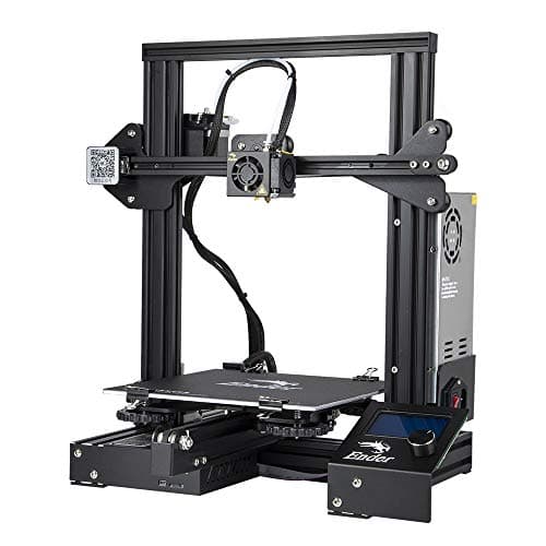 Creality Ender 3 Stampante 3D con Adesivo Magnetico Autoadesivo e Funzione di Riprendere la Stampa - Dimensioni di Stampa 220x220x250mm - per Studenti, Designer e Appassionati di 3D Printing