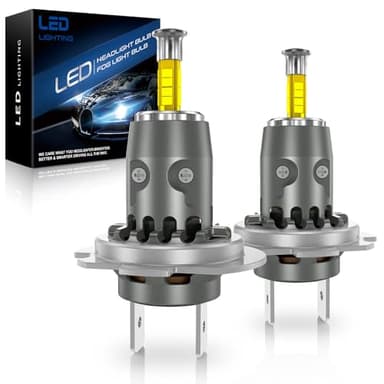 SHINYY Lampadine H7 LED 30000LM 360 Gradi, 2025 Migliorato 360° Lampade LED H7 Faro per 12V Auto 6300K Bianco Potente Canbus Anti Errore Luci Kit, Sostituire Alogeno Anabbagliante o Abbaglianti, 2pcs