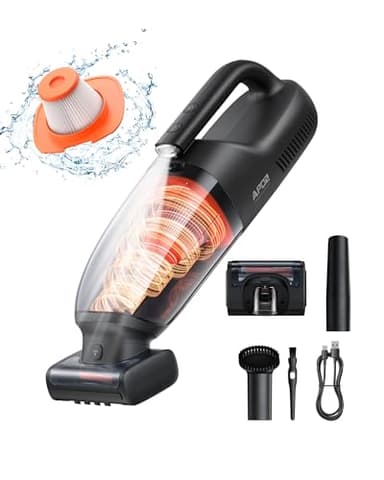 Baseus AP02 Aspirapolvere Auto, Aspirapolvere per Divano Peli di Animali Domestici 160W con Luce LED, Multifunzionale Aspirapolvere a Batteria da 10000mAh per Auto Casa Cucina