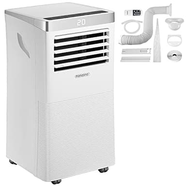 Monzana Climatizzatore Mobile Locale 9000BTU 4in1 WiFi App 2700W con Telecomando Tubo di Scarico Condizionatore Aria