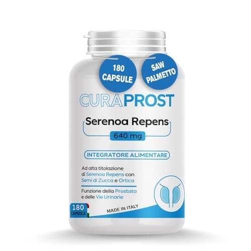 180 capsule Prostata Integratore 3 in 1 con Serenoa Repens o Saw Palmetto .cura la prostata infiammata Uomo elimina minzioni notturne e prostatite uomo