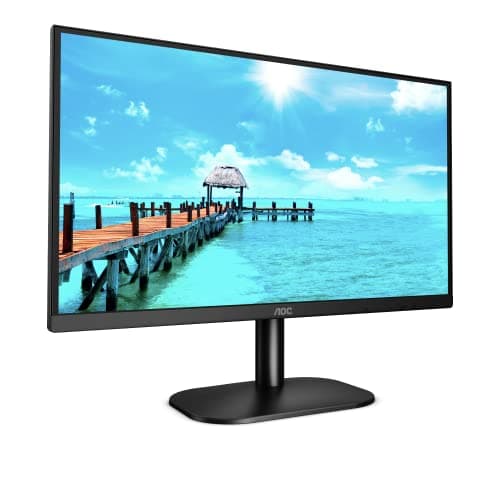 AOC 22B2H Monitor Italia LED da 21.5" VA Panel, FHD, 1920x1080, 75Kz, VGA, HDMI, Nero, 22 inch FHD VA 75Hz, HDMI - VGA, No Speakers