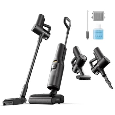 Roborock F25 Combo, aspirapolvere senza fili 5 in 1 per umido e secco, 20.000 Pa di aspirazione, autopulizia e asciugatura per una pulizia efficace su più superfici.