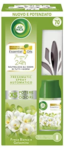 Airwick Freshmatic Completo Fresia Bianca e Gelsomino Profumatore per Ambiente, 250ml