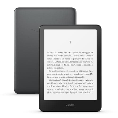 Nuovo Amazon Kindle Paperwhite Signature Edition (32 GB) | Il nostro Kindle più veloce con luce frontale a regolazione automatica, ricarica wireless, settimane di autonomia | Nero metallizzato