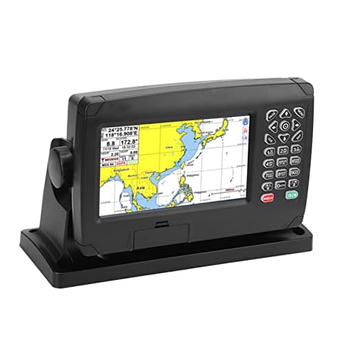Navigatore GPS marino, plotter cartografico GPS Trasmissione intelligente a doppia mappa Lingue multiple per barca,Pezzi di ricambio per barche,yacht