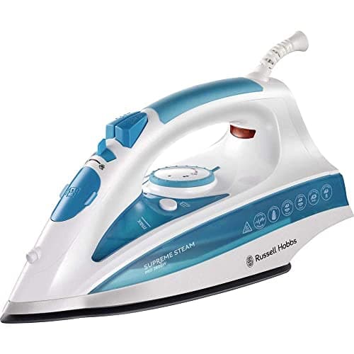 Russell Hobbs Ferro da Stiro a Vapore [2600W, 210g Boost di Vapore Extra, 70 g/min di Vapore] Steamglide Pro Serbatoio 300 ml, Ceramica, Autopulizia e Funzione Spray, Anticalcare, Anti-goccia 20562-56