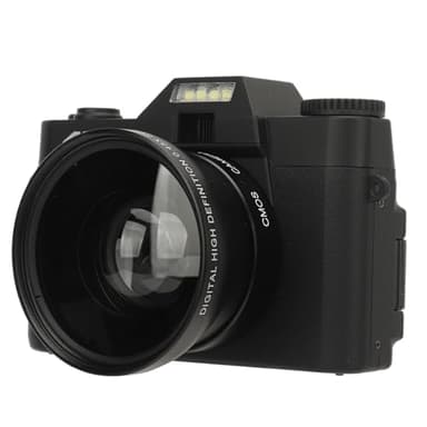 Macchina fotografica digitale, 48MP 4K Vlog Camera con 180 ° Flip Screen 1500mAh, Autofocus 16X Zoom Video Camera, Fotocamera da viaggio per ragazzi ragazze bambini principianti
