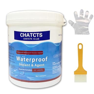 Sigillante Impermeabile Liquido, Impermeabilizzante Invisibile, Forte Sigillante Trasparente Impermeabile, adatti per bagni, cucine, giardini, tetti e pareti (300G)