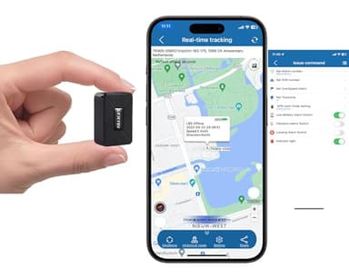 TKMARS Mini Localizzatore GPS con App GPS Tracker Senza Abbonamento 1500mAh Magnetico Antifurto Posizione in Tempo Reale GPS Tracker per Auto Moto Bambini Anziani