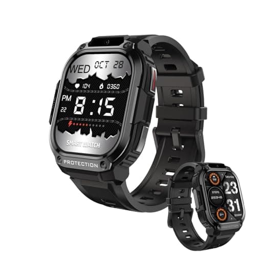 AIEK 4G LTE GPS Smartwatch Phone per uomini e donne, 2GB+16GB, Android 8.1 Activity Tracker con frequenza cardiaca, HD Camera/Video Calling/WiFi/SIM Slot /2.13 pollici AMOLED Screen