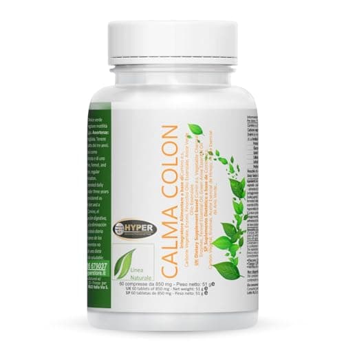 Hyper Calma Colon Supporta la Digestione e Riduce il Gonfiore Addominale - Detergente Intestinale Profondo contro Stitichezza, Flatulenza e Disagio Intestinale Allevia i Sintomi del Colon Irritabile