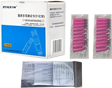 BLUEZY 25 Strisce, Misuratore Colesterolo, Misuratore Colesterolo E Trigliceridi per La Misurazione del Colesterolo Totale, LDL, HDL (Dispositivo Non Incluso, Solo Strisce reattive)