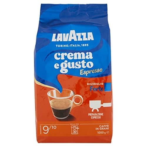 Lavazza Caffè in Grani, Crema e Gusto Forte, 1 Kg