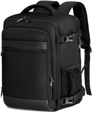 KLOSTAIN Zaino Ryanair 40x20x25 Zaino da Viaggio Aereo Bagaglio a Mano 20L Borsa da Cabina Zaino per Uomo e Donna da Lavoro Viaggio e Trekking Scuola,14 Pollici Zaino Porta PC Dayback Nero
