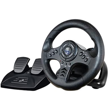 Subsonic Volante Superdrive SV450 con Pedali, Paddles, Shifter per Xbox Serie X/S, PS4, Xbox One, PC Programmabile Per Tutti I Giochi