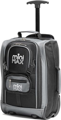 Aerolite Trolley Valigia Bagaglio a Mano 40x20x25 Borsa Ryanair con Tracolle | Zaino da Viaggio Leggero 20L per Adulti, Bambini, Dimensioni massime sotto il portaoggetti del sedile